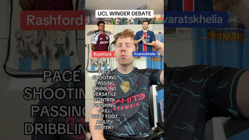 Marcus Rashford vs Khvicha Kvaratskhelia Debate