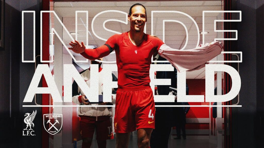 Inside Anfield: BEST view of Van Dijk's late winner! | Liverpool vs West Ham (2-1)