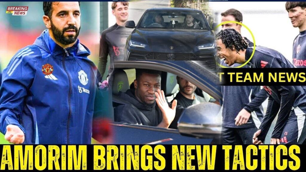 FINALLY🚨ONANA ARRIVES IN MAN UTD TRAINING TODAY WITH NEW TACTICS👏REDS CAN'T STOP TALKING ABOUT THIS🔥