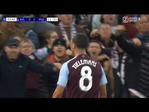 Youri Tielemans Goal, Aston Villa vs PSG (1-2) All Goals and Extended Highlights