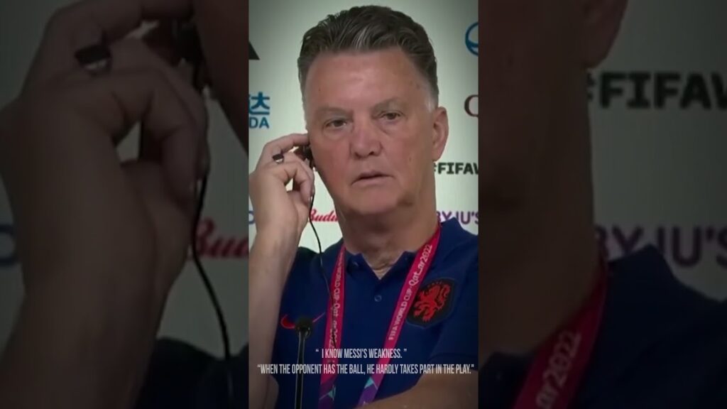 Messi reply to Louis van Gaal Interview