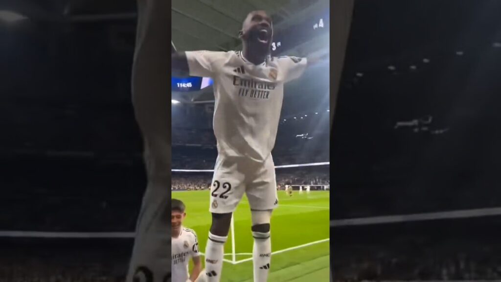 Antonio Rudiger goal and wild celebration Rudiger vs Real Sociedad