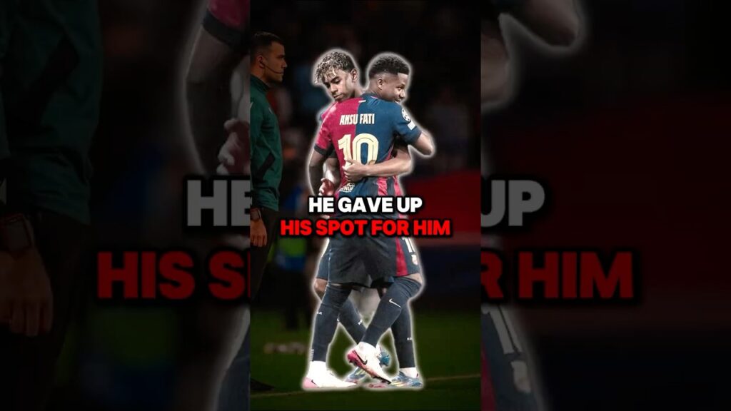 Lamine's HEARTWARMING Decision To Let Ansu Fati Play🥰