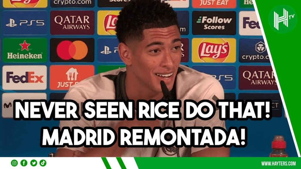STUNNED at Rice free kicks… Madrid REMONTADA | Jude Bellingham | Real Madrid v Arsenal