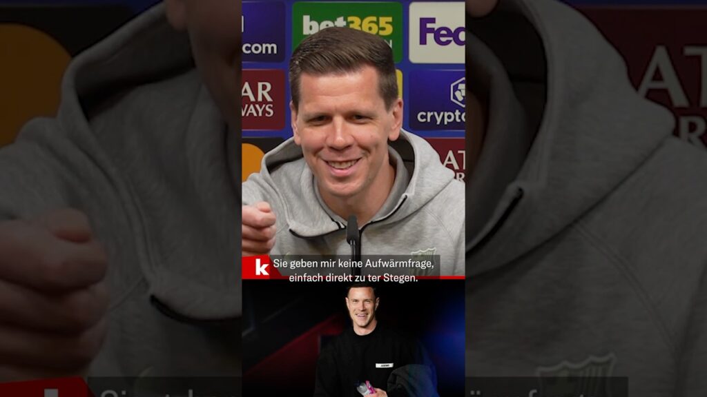 Wegen ter Stegen: Szczesny sorgt für schallendes Gelächter #shorts