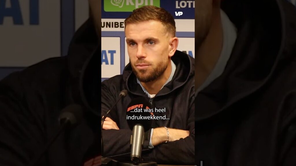 PRACHTIGE WOORDEN van Jordan Henderson over Arne Slot 🤩👏 #ajax #jordanhenderson #arneslot