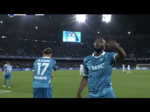 Gol di Romelu Lukaku, Napoli vs Empoli (3-0) Tutti i gol e highlights estesi