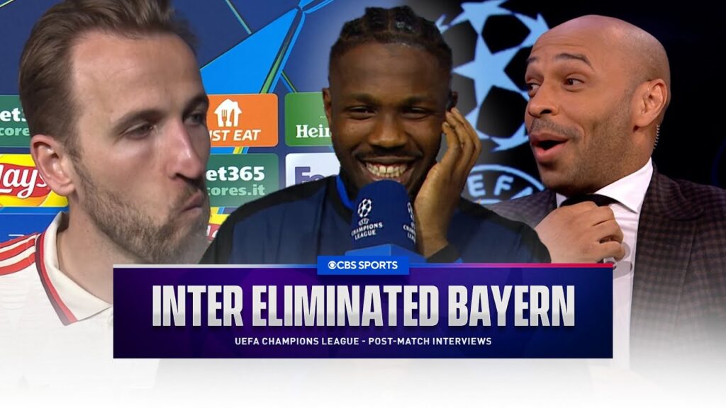 "HARD TO TAKE" Kane on Bayern KNOCKED OUT by Inter |"VERY NICE SUIT" Thuram to Thierry, BUT MICAH...