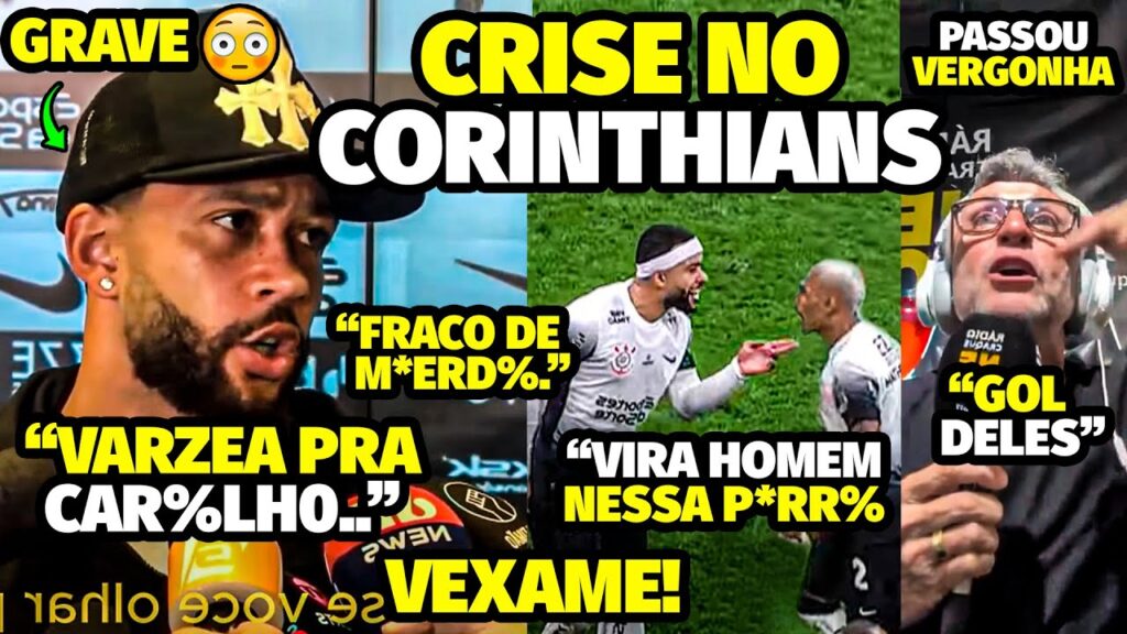 TRETA! O ES0RRO FORTE DE MEMPHIS DEPAY PRA ClMA DE CORINTHIANO APÓS VEXAME E NET0 PASSA VERGONHA