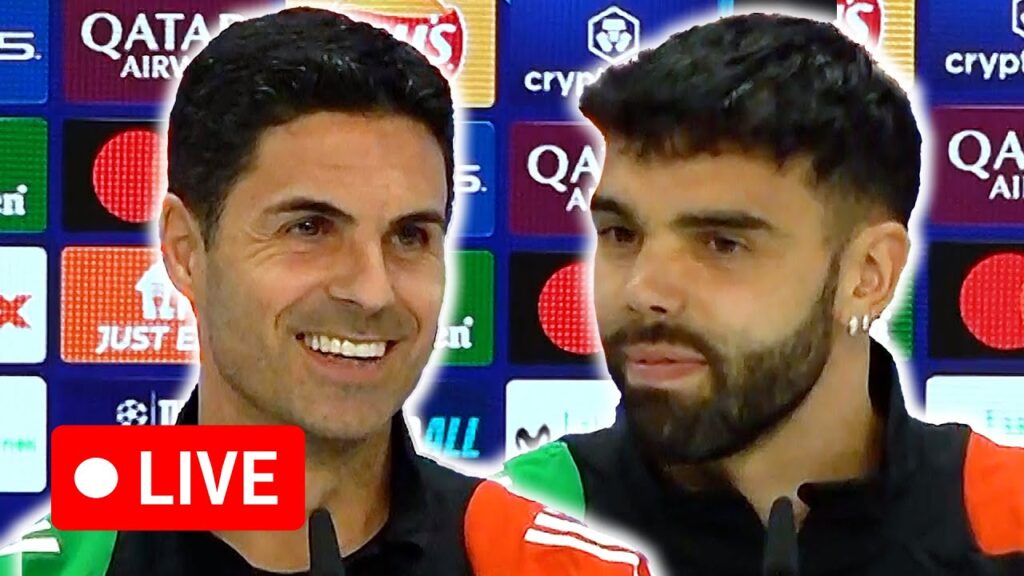 🔴 LIVE | Mikel Arteta and David Raya pre-match press conference | Real Madrid v Arsenal (Agg 0-3)