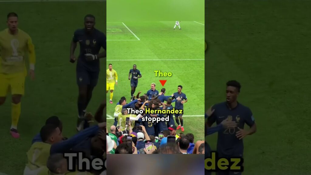 Everyone celebrated the World Cup screamer except upamecano