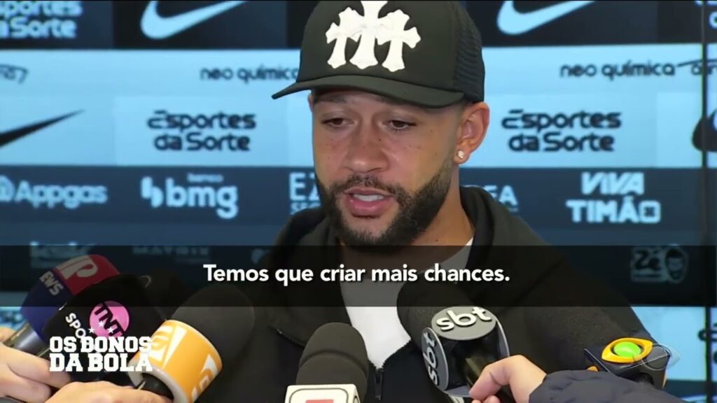 Memphis Depay critica time do Corinthians e diz: ‘Não tem consistência e só olha para os resultados’