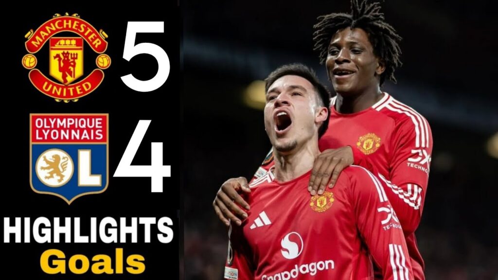 🔴 Manchester United vs Lyon 5-4 Highlights |Olympique Lyon vs Man United |Europa League
