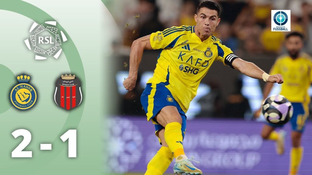 Ronaldo Traumvolley dreht die Partie! Al Nassr weiter on fire | Al Nassr – Al Riyadh
