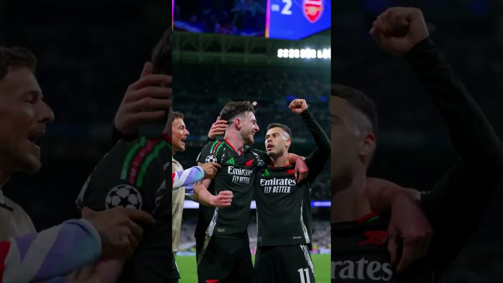 THE ARSENAL WIN AT THE BERNABEU! 5-1 on aggregate! 🙌 #ucl #uefachampionsleague