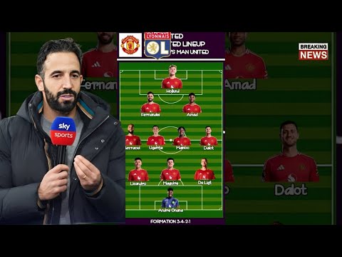🚨 OUT 💥MAN UTD XI VS LYON REVEALED? AMORIM’S BIG CALL TO SAVE THE SEASON! 🔴⚽