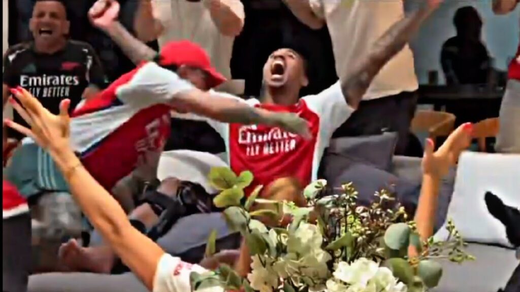 Gabriel Magalhaes  Cràzy Reactions To Martinelli Winning Goal  Against Real Madrid