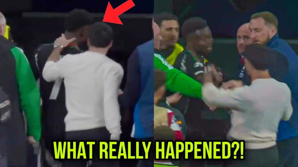 Saka & Carvajal CLASH in Tunnel – Police FORCED to Step In!