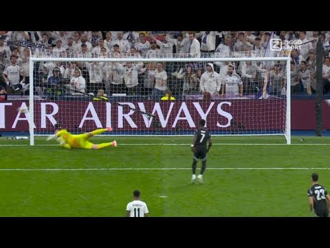 Thibaut Courtois saves Bukayo Saka penalty, Real Madrid vs Arsenal (0-0) Goals and Highlights