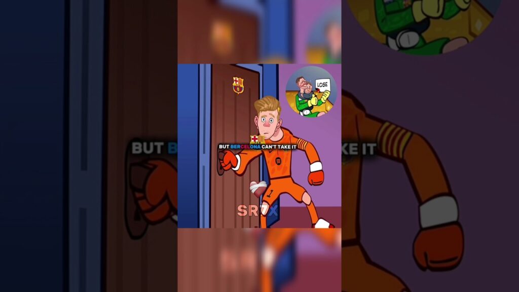 Ter Stegen 💔🥺 #shorts #trending #terstegen #barcelona #goalkeeper #edit #hamidsahari #phonk #anime