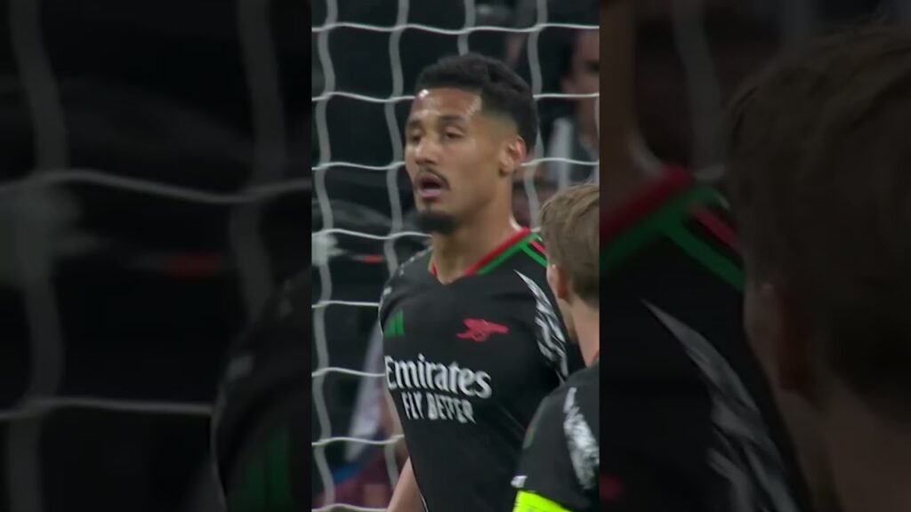 SALIBA SHUTS DOWN THE ATTACK VS REAL MADRID 😮‍💨. #ucl #championsleague