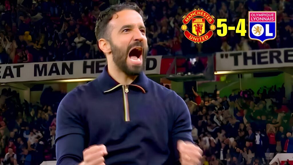 Ruben Amorim Crazy Reaction To Harry Maguire Winning Goal vs Lyon