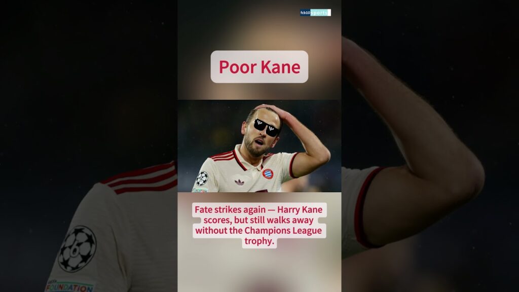 Scores again no trophy - is Harry Kane cursed in the CL? #Kane #championsleague #bayern