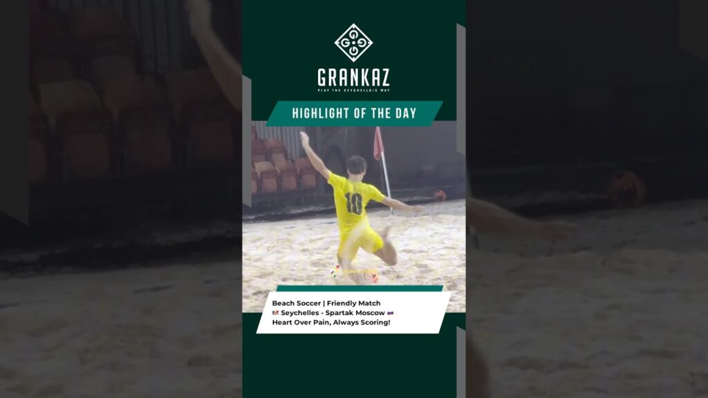🔥 Remy De ketelaere gave his all for Seychelles! #GranKaz #PlayTheSeychelloisWay #BeachSoccer