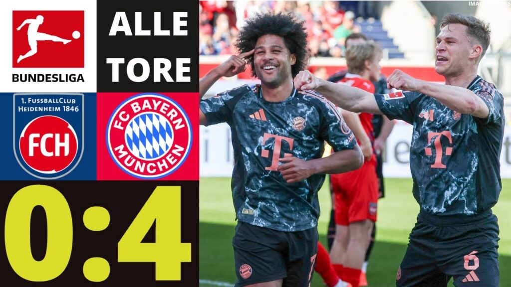 1. FC Heidenheim vs. FC Bayern München 0:4 | ALLE TORE ALLE HIGHLIGHTS (19.04.2025)