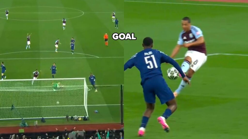 Youri Tielemans Goal Today Match Against Psg | Youri Tielemans Goal | Aston Villa Vs Psg UFEA CL