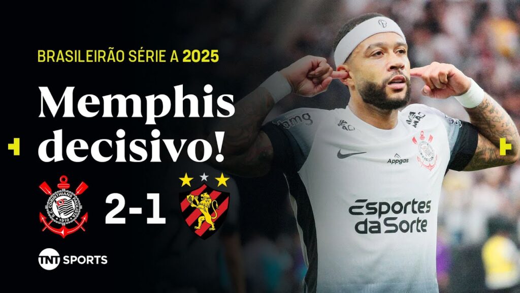 MEMPHIS DEPAY CRAVA DOIS E VIRA PRO TIMÃO NO 1º JOGO PÓS DEMISSÃO DE RAMÓN | CORINTHIANS 2X1 SPORT