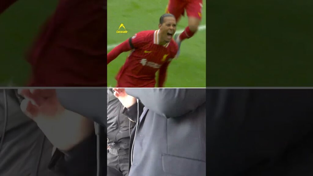 Commentary Camera Reaction To Van Dijk's LATE Winner!