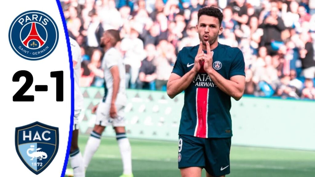 PSG vs Le Havre (2-1) Gonçalo Ramos Goal, All Goals and Extended Highlights