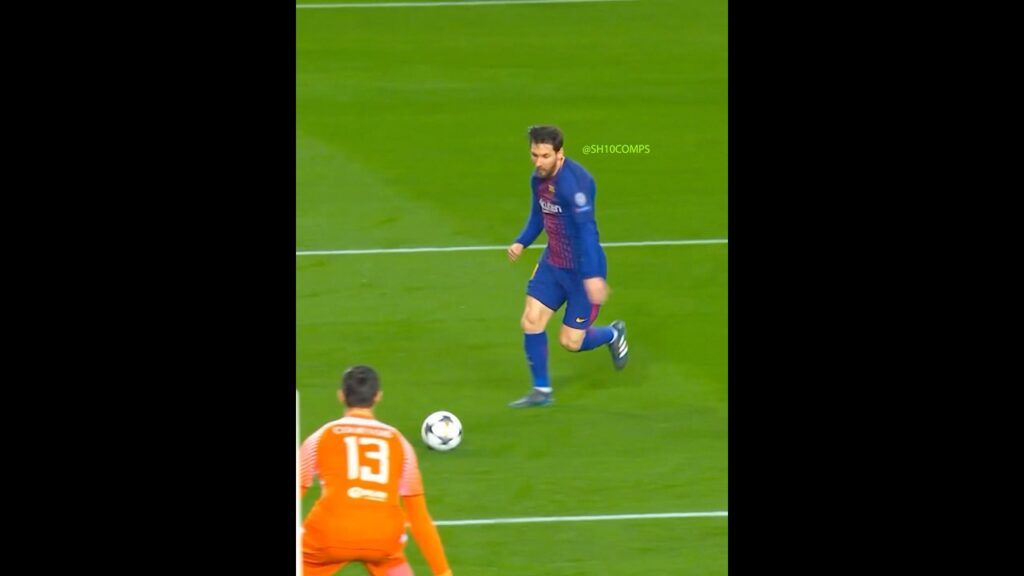 Messi vs Courtois 😈