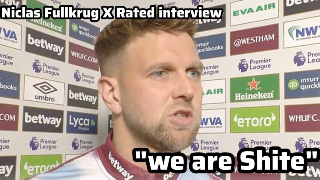 Niclas Fullkrug X-rated interview "WE WERE SH*T" after draw vs Southampton, Fullkrug Angry Interview