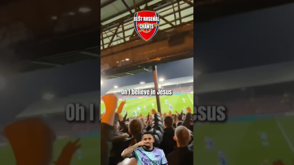 🎶 Oh I Believe In Jesus, The Arsenal Number Nine! #arsenal #gabrieljesus #arsenalchants #football