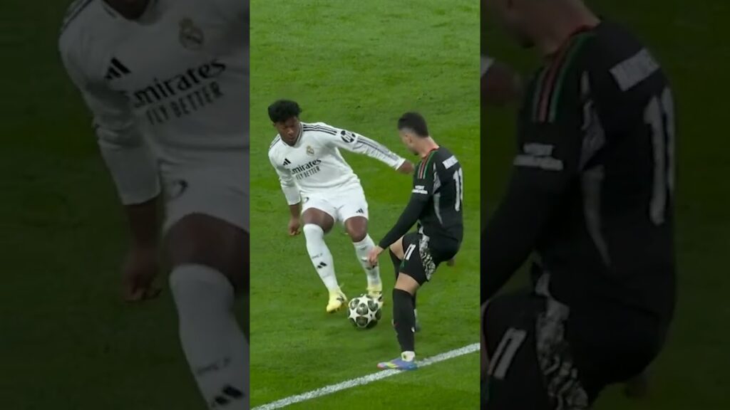 MARTINELLI'S NUTMEG VS REAL MADRID 😍 #ucl #uefachampionsleague #championsleague