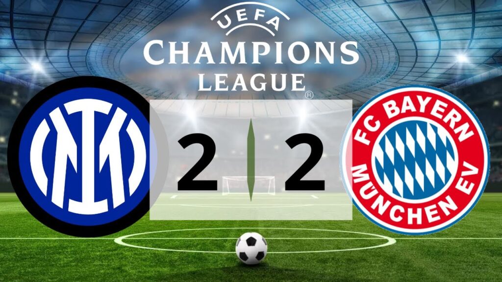 Inter vs Bayern Munich (2-2) | Champions League Cuartos de Final | Resultado y Goles