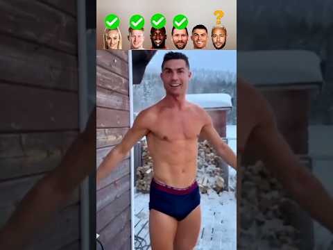 🥵ALISHA LEHMANN VS DE BRUYNE VS LUKAKU VS MESSI VS RONALDO comparison #messi #ronaldo #shorts