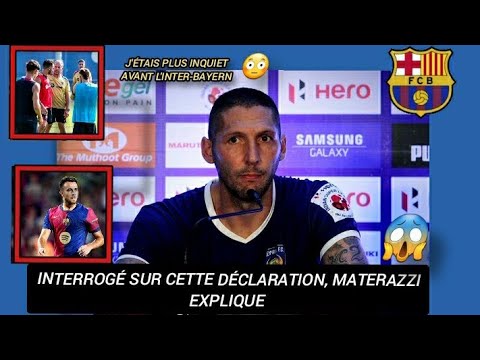 🛑INTERVIEW INATTENDUE DE MARCO MATERAZZI .. ERIC GARCIA POUR...FC BARCELONE 🤔