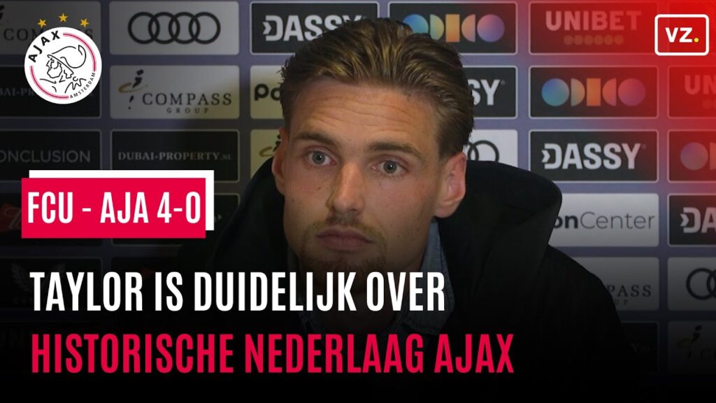 Kenneth Taylor is kraakhelder over grootste nederlaag ooit van Ajax tegen FC Utrecht!