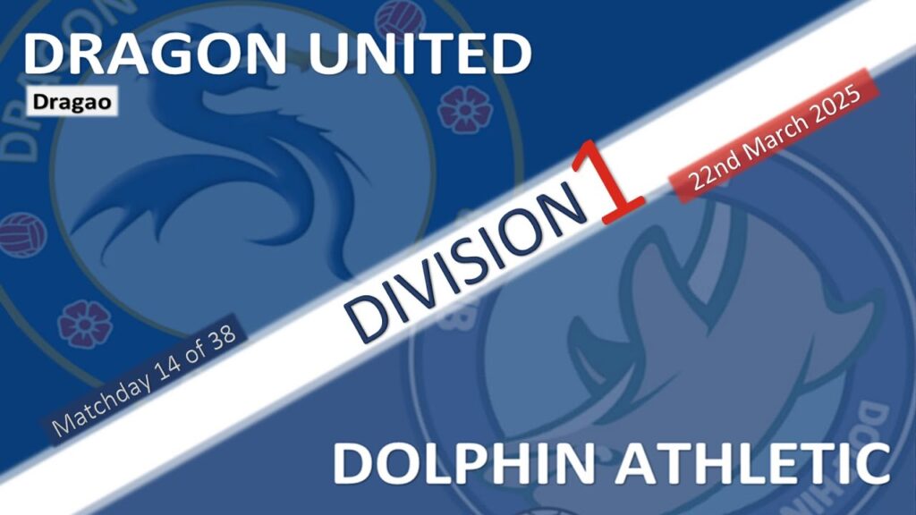 2025 - Division One, matchday 14 - Dragon United v Dolphin Athletic