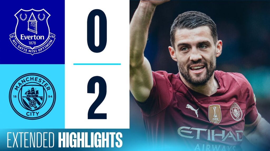 EXTENDED HIGHLIGHTS | Everton 0-2 Man City | City win their final game at Goodison Park