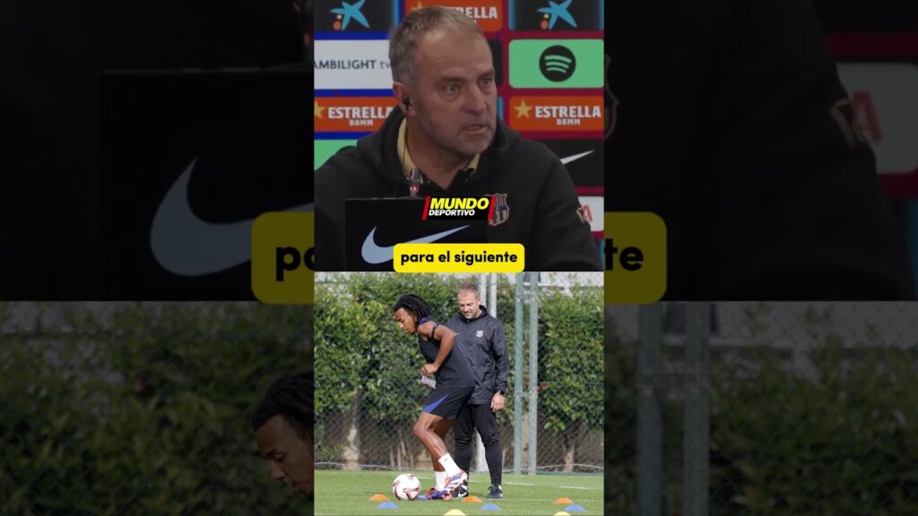 😂 Hansi Flick:  "¿El problema con Jules Koundé? #shorts