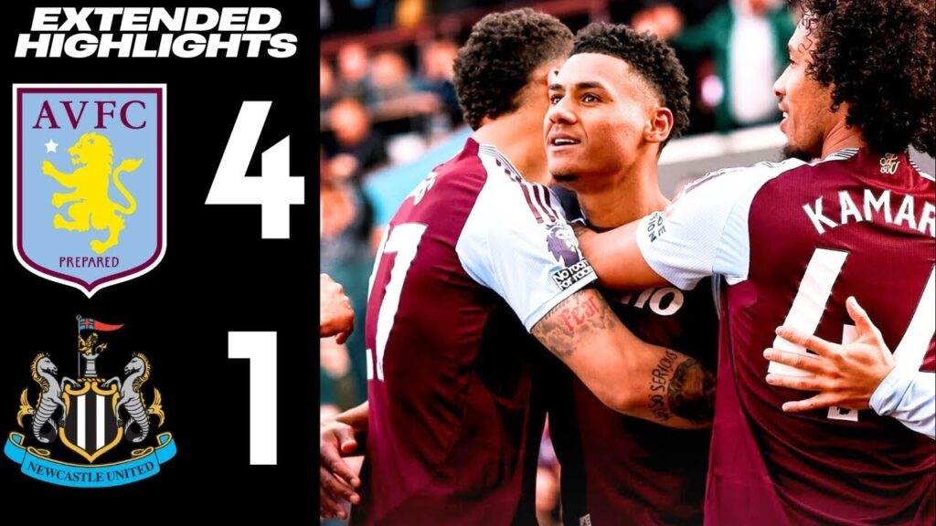 Amadou Onana Goal | Aston Villa vs Newcastle 4-1 Highlights | Premier League 2024/25