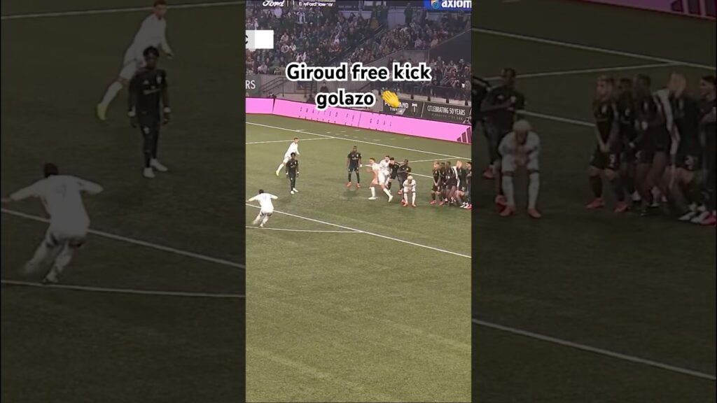 Olivier Giroud free kick golazo = first MLS goal! 👏