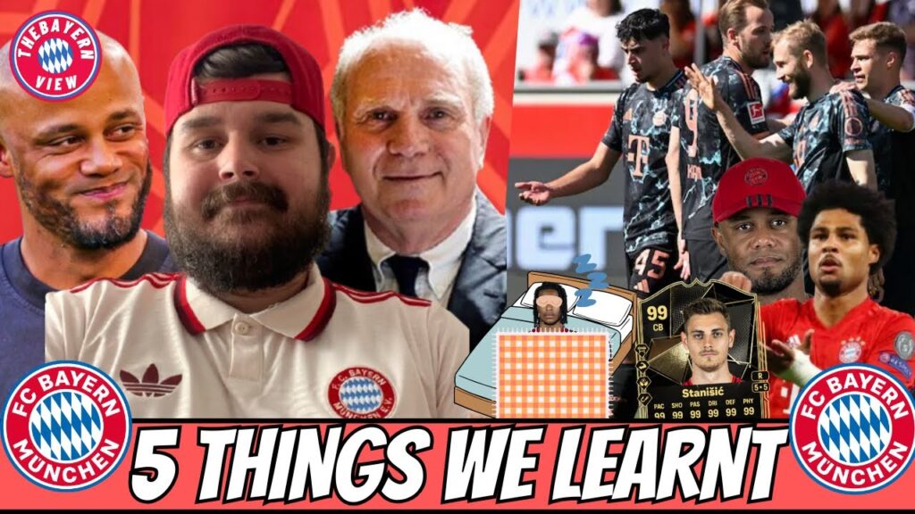 5 Things we learnt from Bayern Munich Wining 4-0 vs Heidenheim in the Bundesliga!