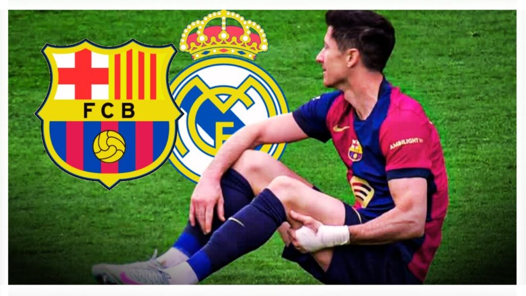 LEWANDOWSKI, LESIONADO Y DESVELAN SI PODRÁ JUGAR CONTRA EL REAL MADRID LA FINAL DE COPA DEL REY