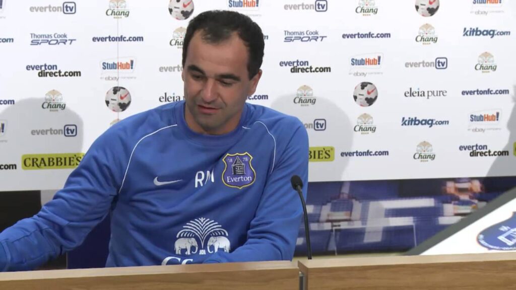 Roberto Martinez press conference