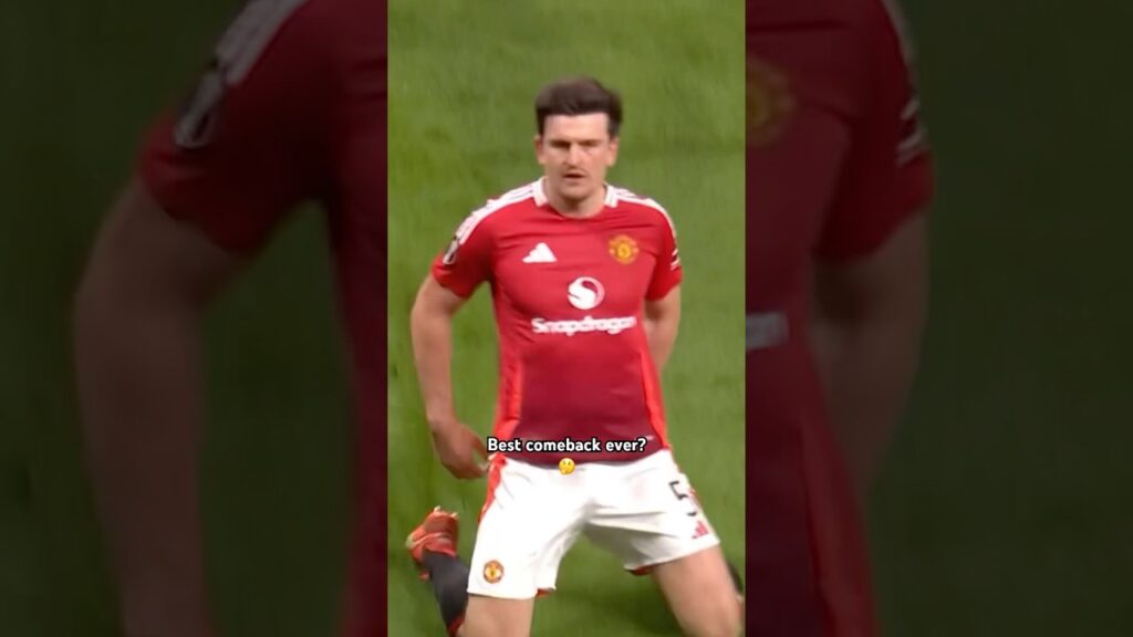 Maguire wins it for Manchester United 😍